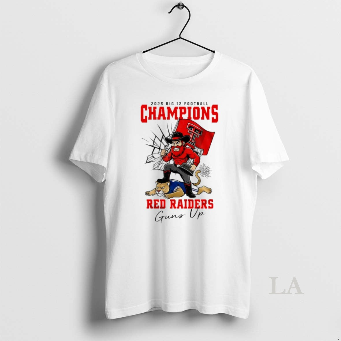 Original Texas Tech Red Raiders Ncaa 2025 Big 12 Football Champions Guns Up T-Shirts, Hoodie, Sweatshirt | InkRitualCo.com