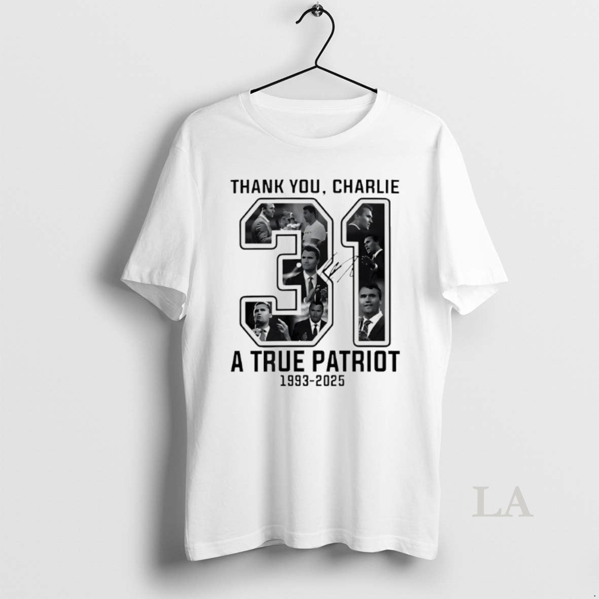 Original Thank You Charlie Kirk 31 A True Patriot 1993 2025 Signature T-Shirts, Hoodie, Sweatshirt | InkRitualCo.com