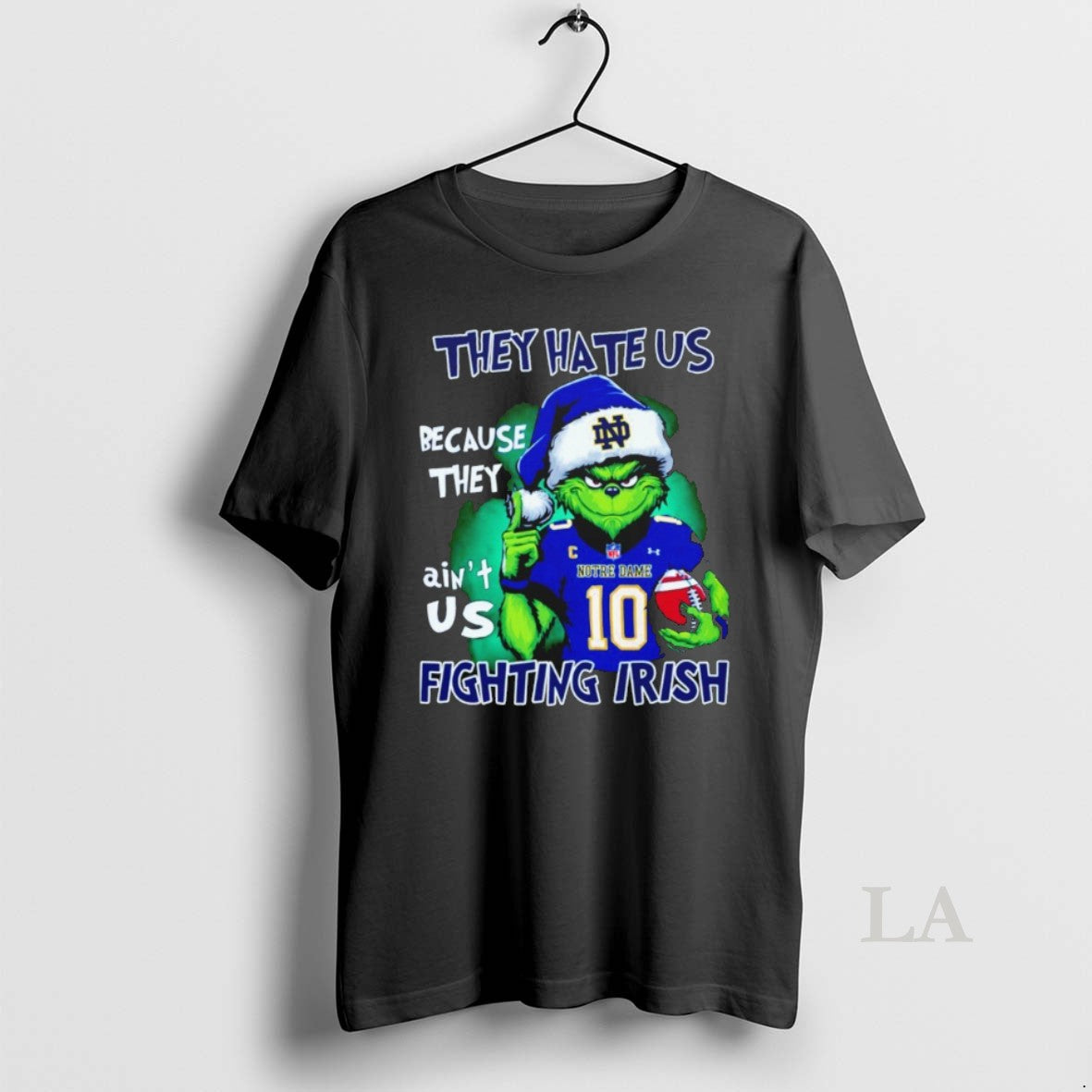 Original The Grinch They Hate Us Because They Aint Us Fighting Irish T-Shirts, Hoodie, Sweatshirt | InkRitualCo.com