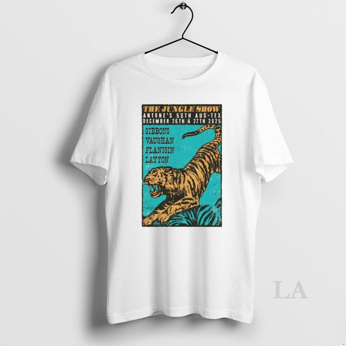 Original The Jungle Show Antones 50th Aus Tex December 26 27 2025 Tiger T-Shirts, Hoodie, Sweatshirt | InkRitualCo.com