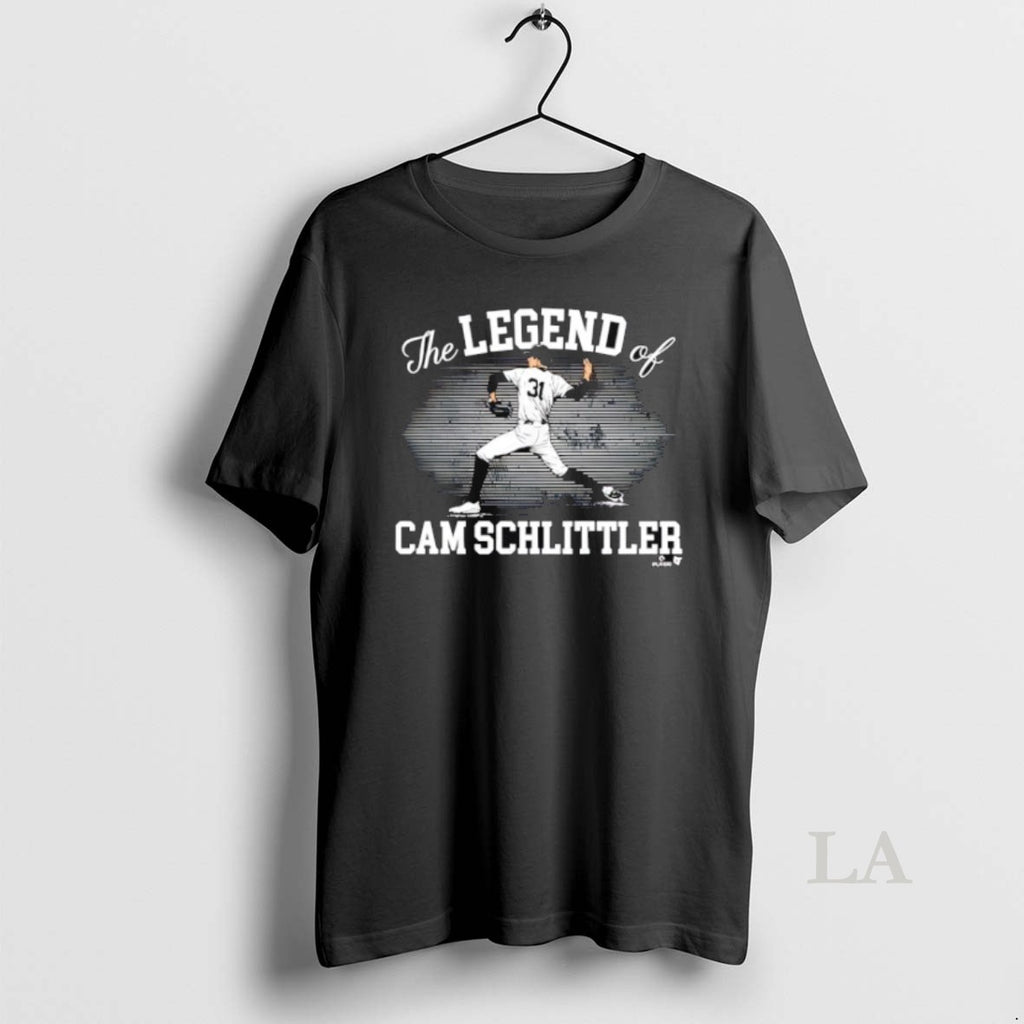 Original The Legend Of Cam Schlittler Baseball Mlb T-Shirts, Hoodie, Sweatshirt | InkRitualCo.com