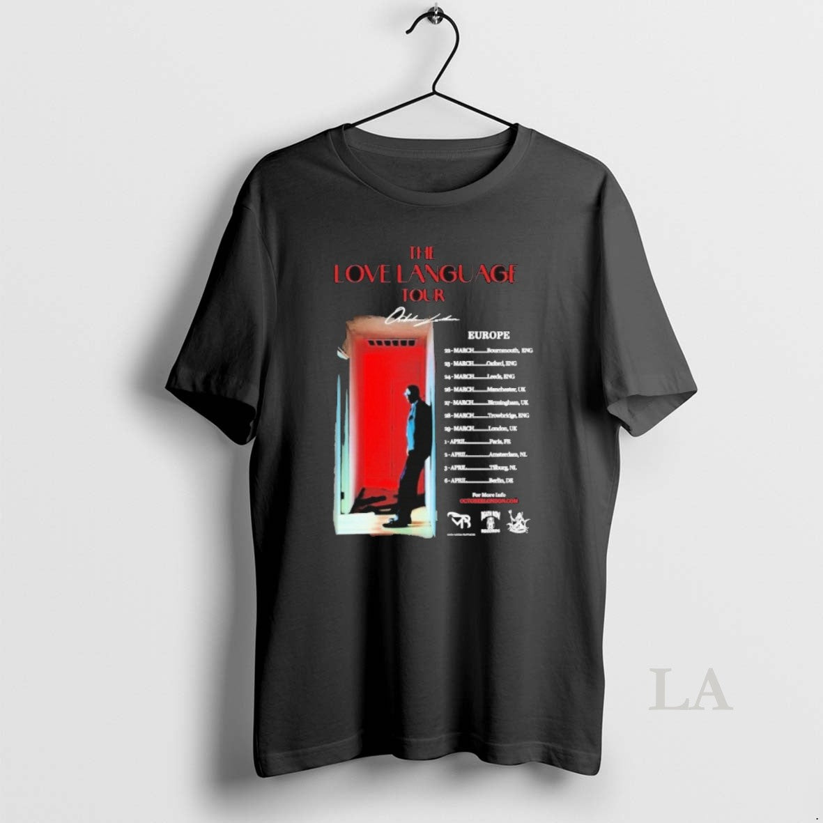 Original The Love Language October London Tour Europe 2026 T-Shirts, Hoodie, Sweatshirt | InkRitualCo.com
