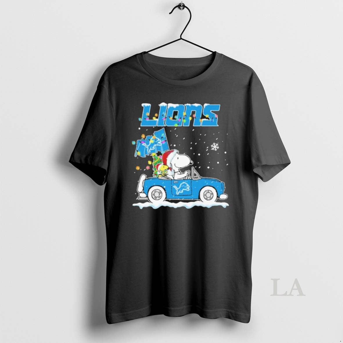 Original The Peanuts X Detroit Lions Driving Car Christmas T-Shirts, Hoodie, Sweatshirt | InkRitualCo.com