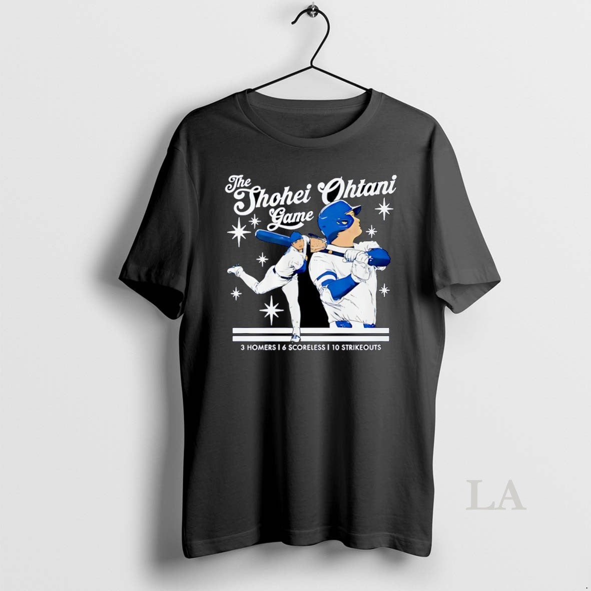 Original The Shohei Ohtani Game Los Angeles Dodgers Baseball 3 Homers 6 Scoreless 10 Strikeouts T-Shirts, Hoodie, Sweatshirt