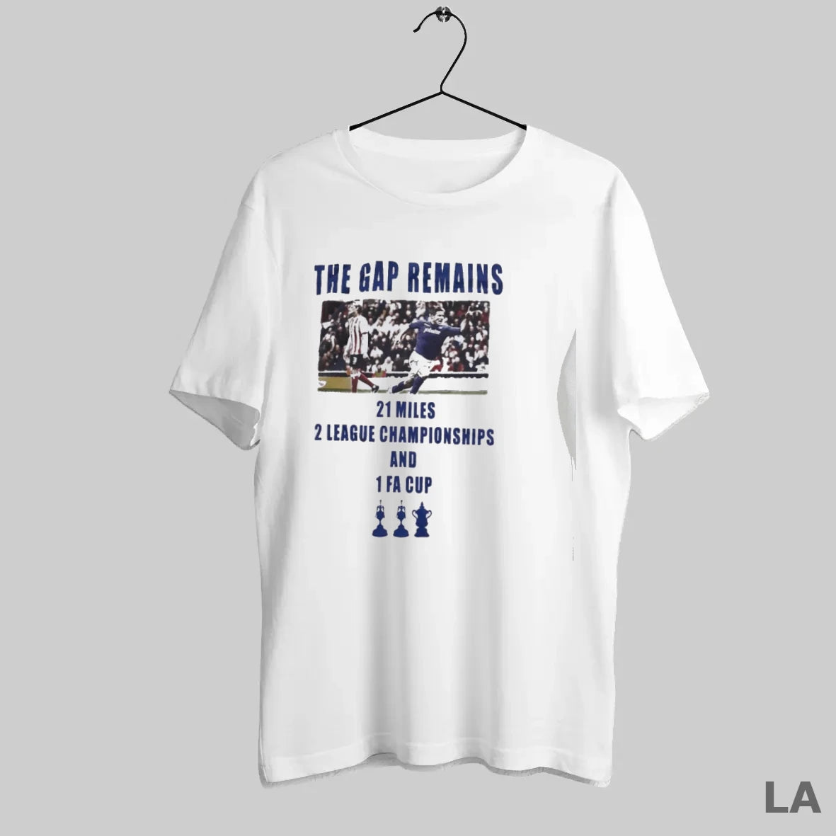 Original The Gap Remains 21 Miles 2 League Championship And 1 Fa Cup T-Shirts, Hoodie, Sweatshirt | InkRitualCo.com