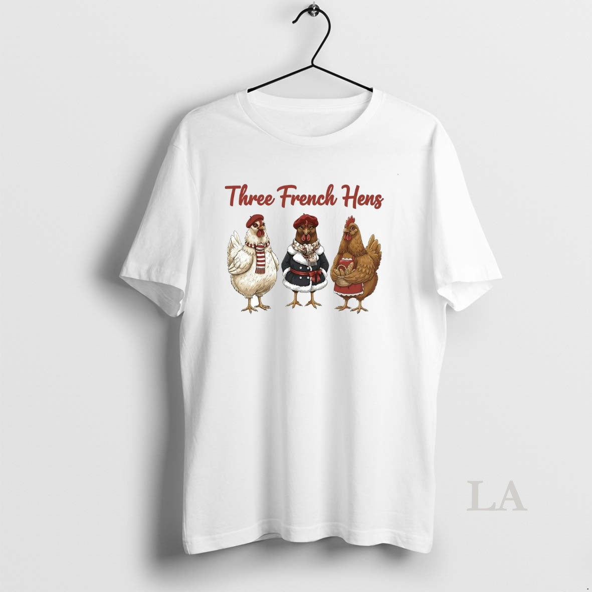 Original Three French Hens Christmas T-Shirts, Hoodie, Sweatshirt | InkRitualCo.com