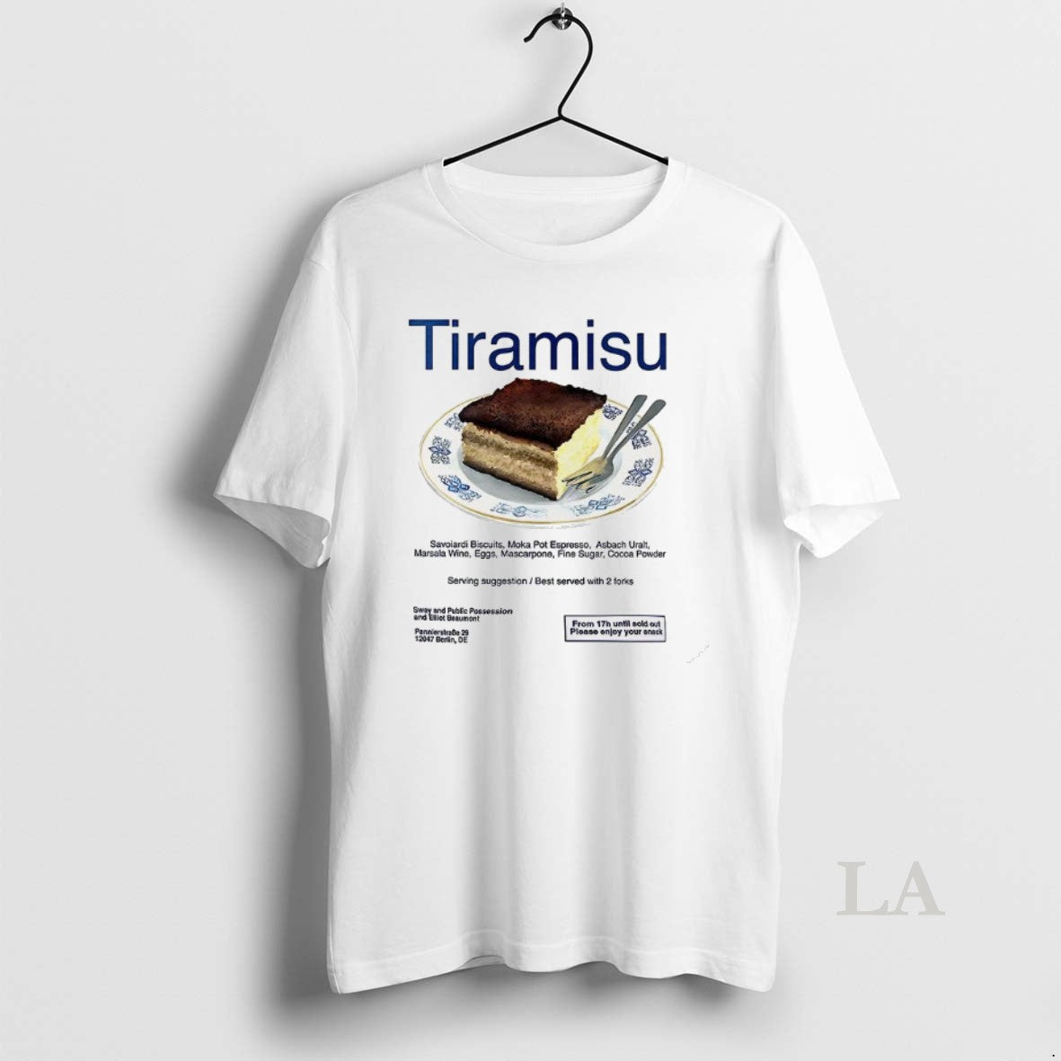 Original Tiramisu Serving Suggestion Best Served With 2 Forks T-Shirts, Hoodie, Sweatshirt | InkRitualCo.com