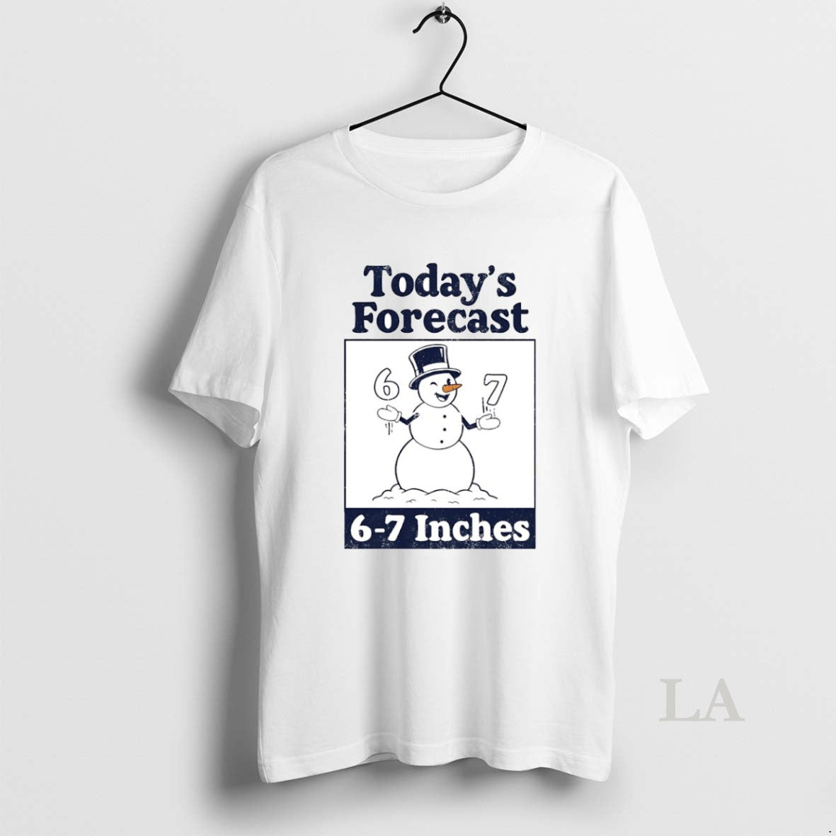 Original Todays Forecast 6 7 Inches Snowman Circle T-Shirts, Hoodie, Sweatshirt | InkRitualCo.com