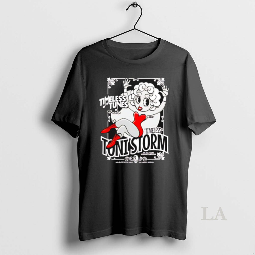 Original Toni Storm Timeless Tunes Aew Cartoon T-Shirts, Hoodie, Sweatshirt | InkRitualCo.com