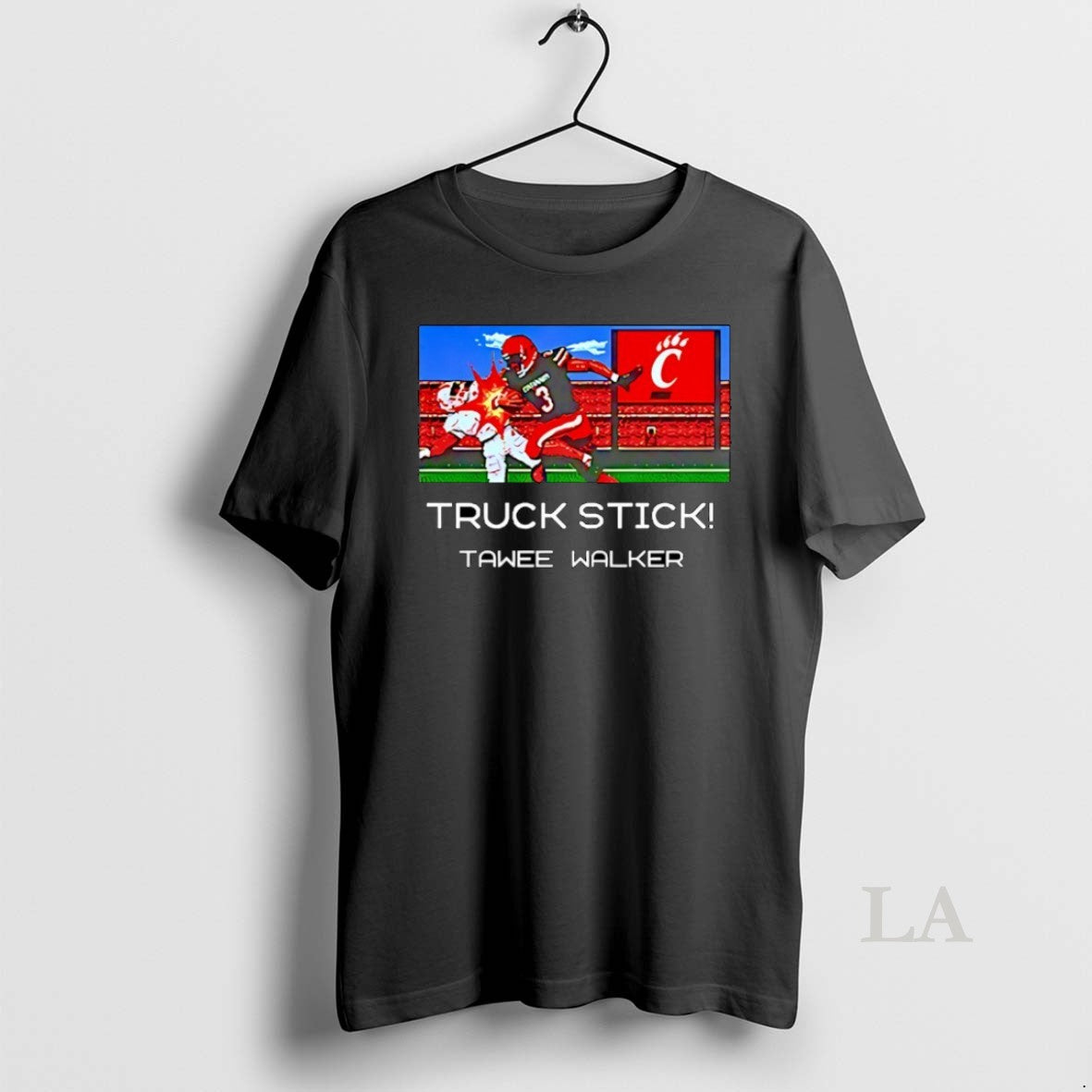 Original Truckstick Tawee Walker Cincinnati Bearcats Pixel T-Shirts, Hoodie, Sweatshirt | InkRitualCo.com