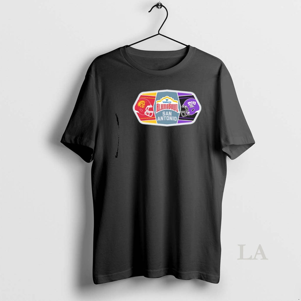 Original Usc Trojans Vs Tcu Horned Frogs 2025 Valero Alamo Bowl 2 Team Helmets T-Shirts, Hoodie, Sweatshirt | InkRitualCo.com