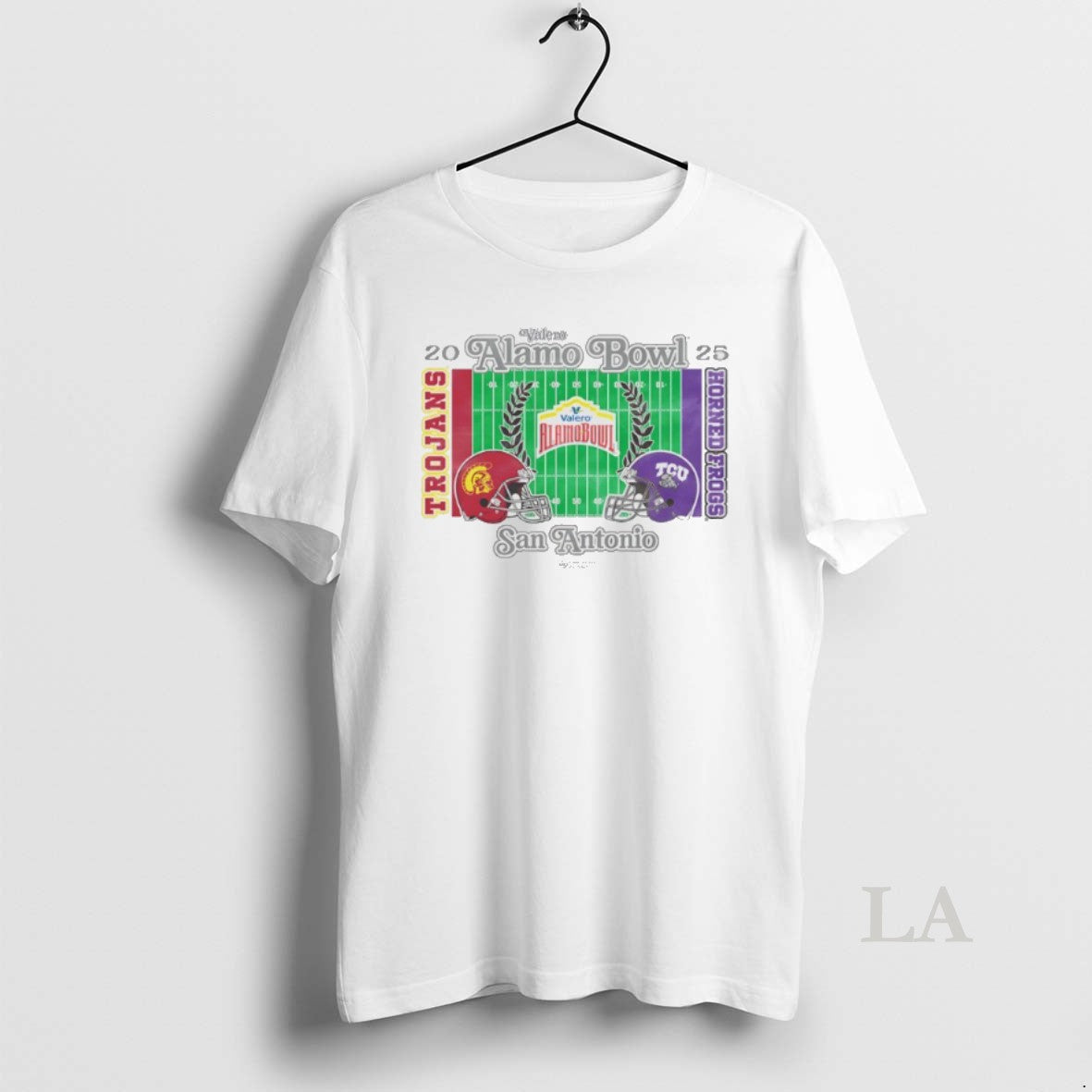 Original Usc Trojans Vs Tcu Horned Frogs 2025 Valero Alamo Bowl 2 Team Stadium T-Shirts, Hoodie, Sweatshirt | InkRitualCo.com