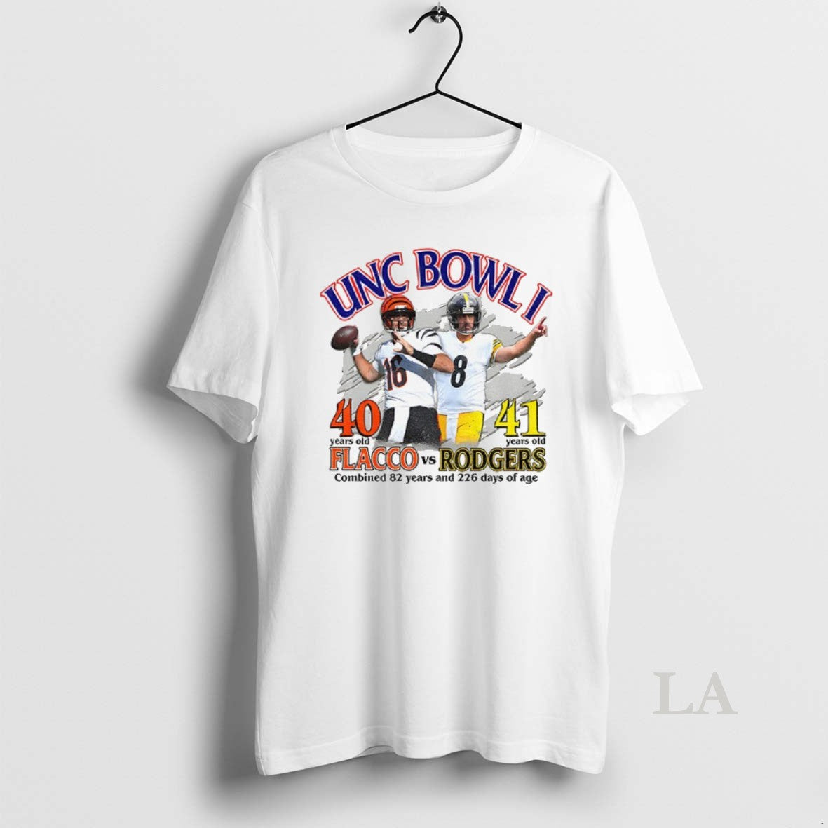 Original Unc Bowl I Joe Flacco 40 Vs Aaron Rodgers 41 Combined 82 Years And T-Shirts, Hoodie, Sweatshirt | InkRitualCo.com