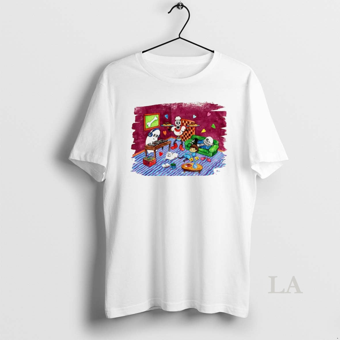 Original Undertale 10th Anniversary Commemorative Chill Arrangement Video Game Character Painting T-Shirts, Hoodie,...