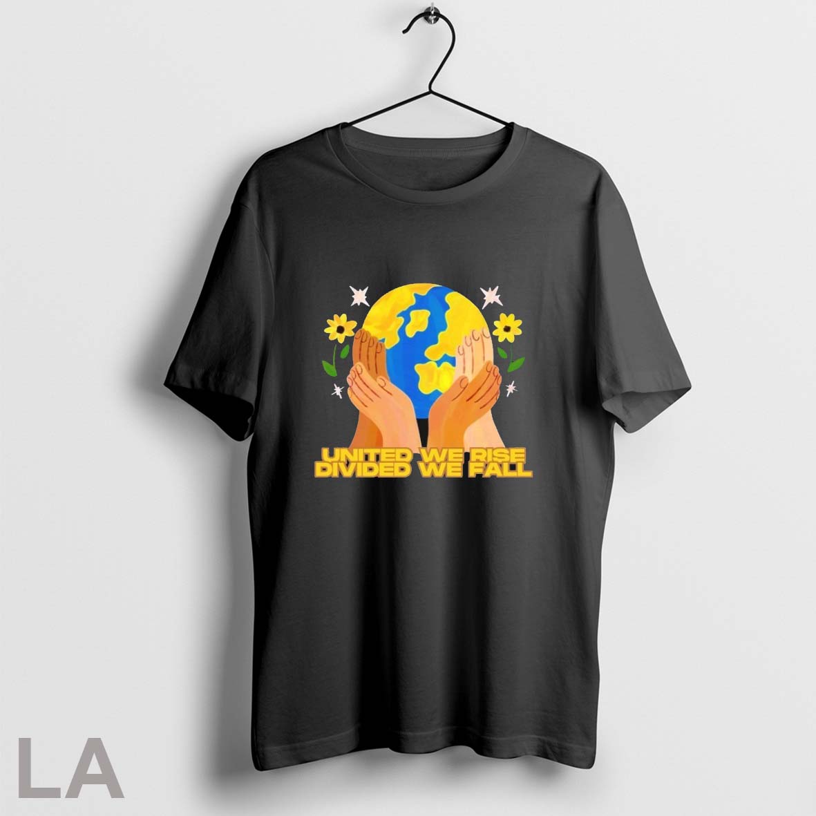 Original United We Rise Divided We Fall Stand Hands World Earth T-Shirts, Hoodie, Sweatshirt | InkRitualCo.com