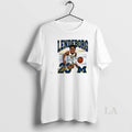 Original Valiant University Of Michigan Basketball Yaxel Lendeborg Caricature T-Shirts, Hoodie, Sweatshirt | InkRitualCo.com