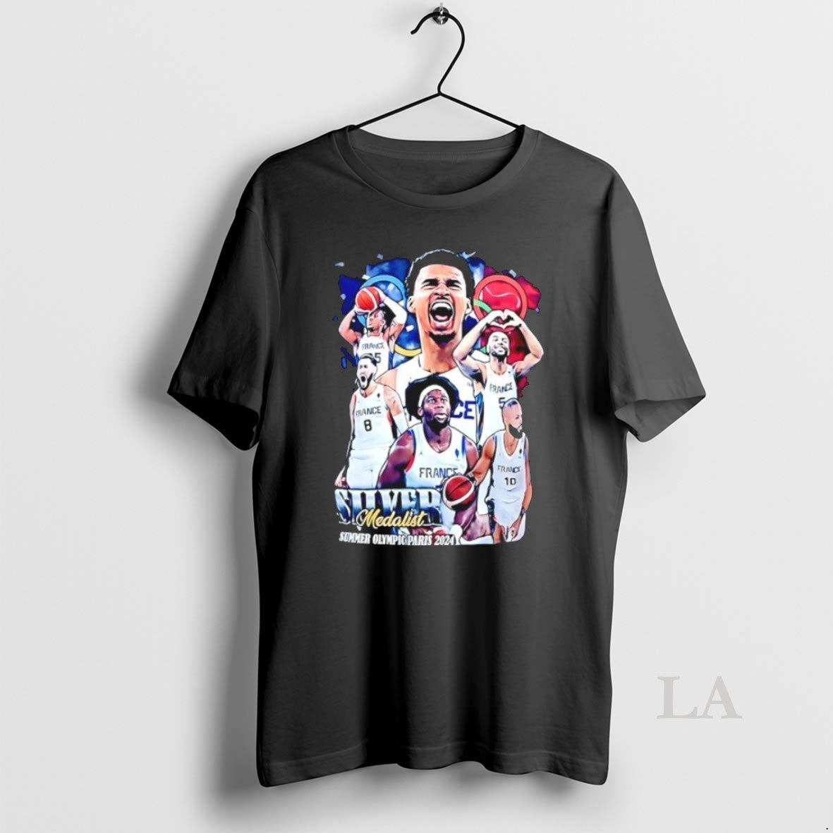 Original Victor Wembanyama Silver Medalist Summer Olympic Paris 2024 T-Shirts, Hoodie, Sweatshirt | InkRitualCo.com