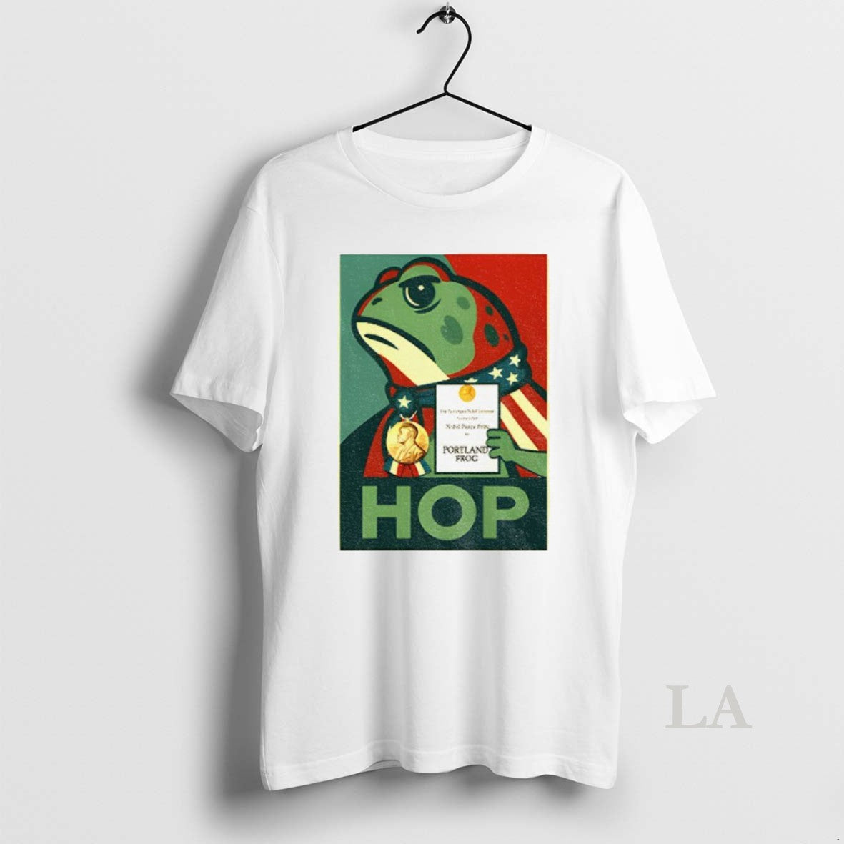Original Viral Portland Frog Meme Nobel Peace Prize Funny Political T-Shirts, Hoodie, Sweatshirt | InkRitualCo.com