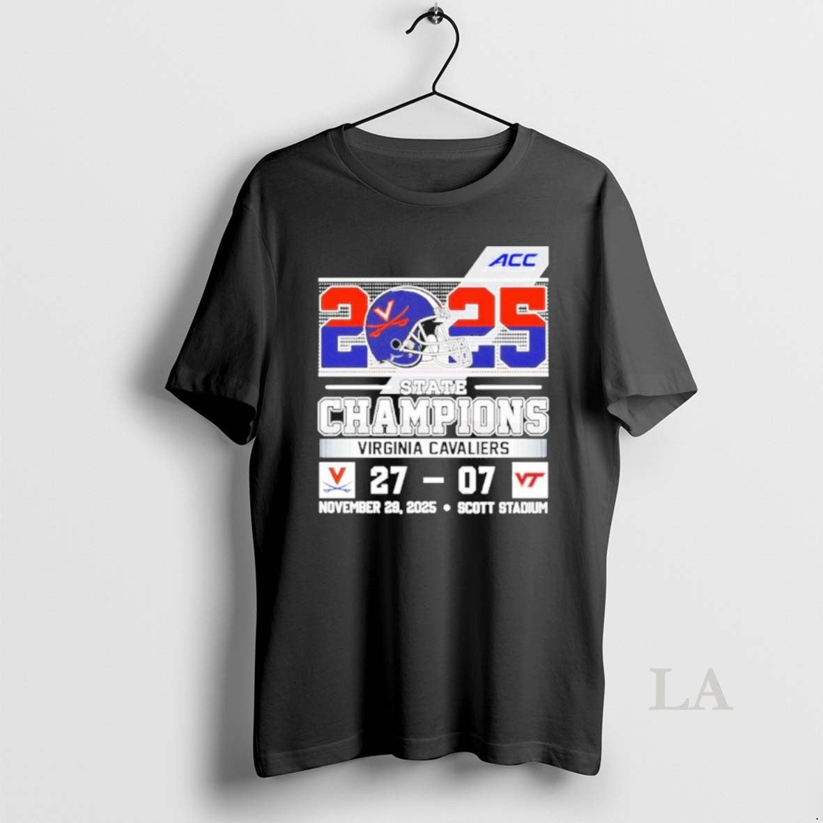 Original Virginia Cavaliers 2025 State Champions 27 07 Virginia Tech Score T-Shirts, Hoodie, Sweatshirt | InkRitualCo.com