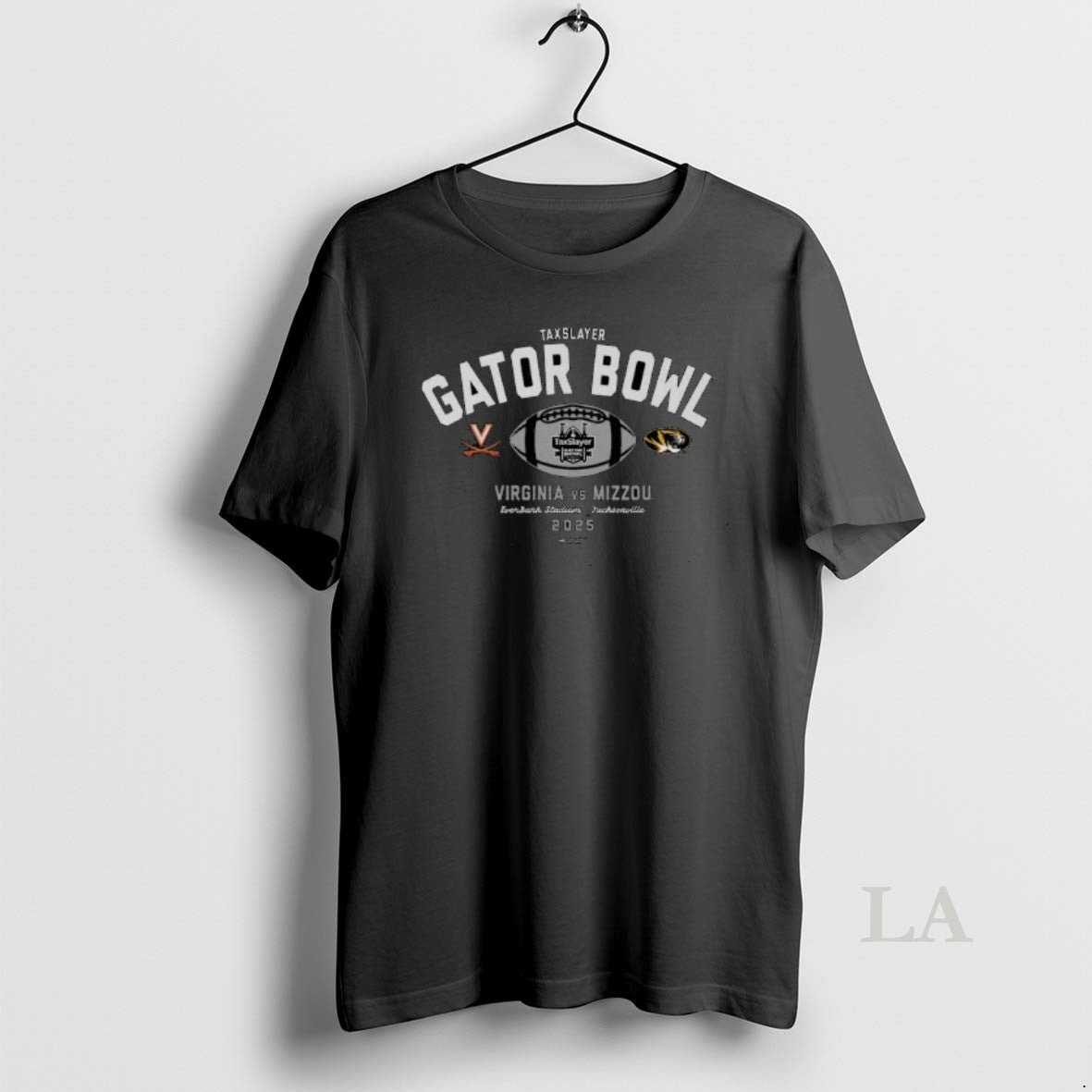 Original Virginia Cavaliers Vs Missouri Tigers 2025 Taxslayer Gator Bowl 2 Team Logo T-Shirts, Hoodie, Sweatshirt