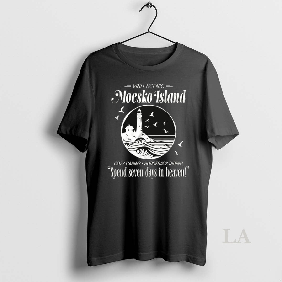 Original Visit Scenic Moesko Island Cozy Cabins Horseback Riding Spend Seven Days In Heaven Ceramic T-Shirts, Hoodie,...
