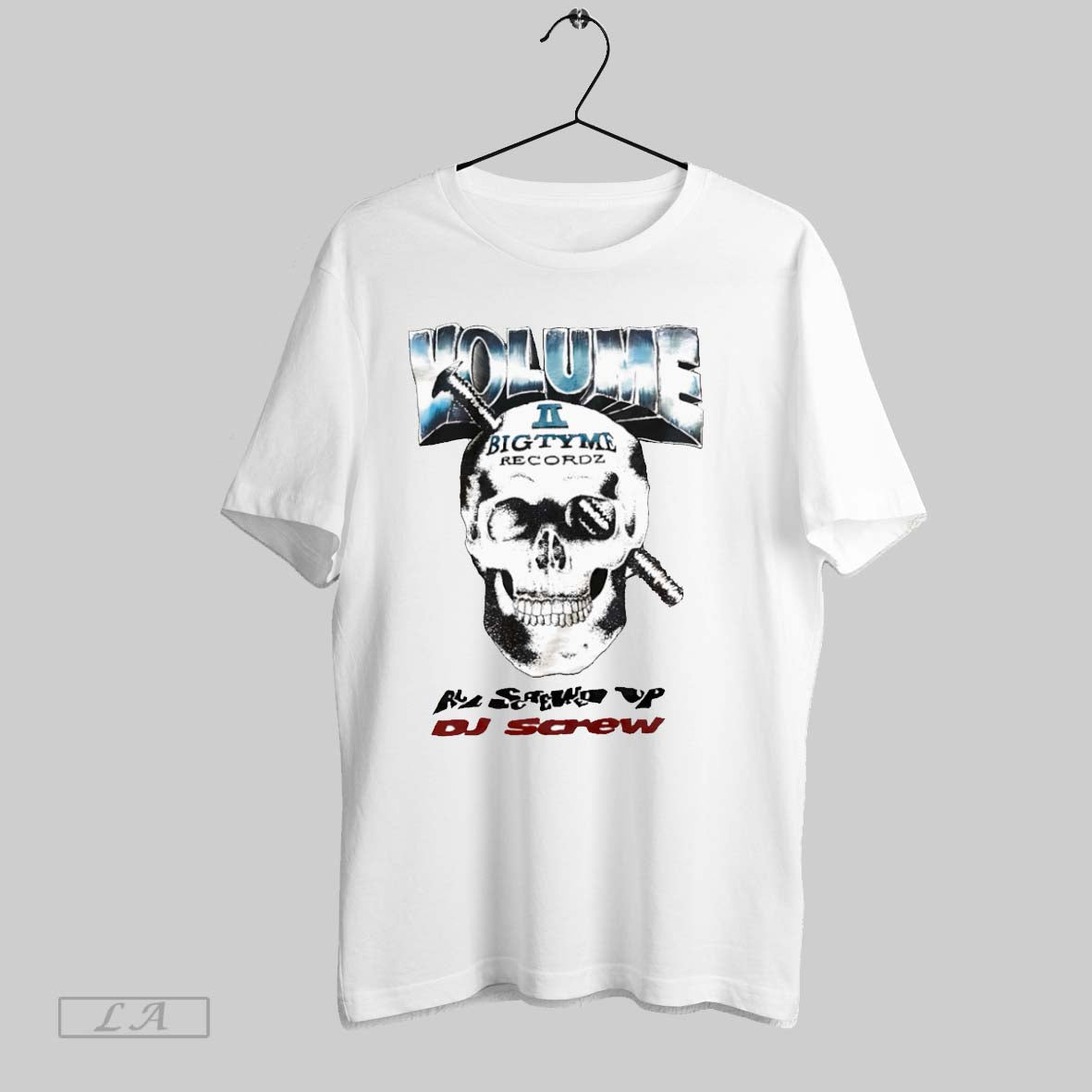 Original Volume Bigtyme Recordz Dj Screw White Poster T-Shirts, Hoodie, Sweatshirt | InkRitualCo.com
