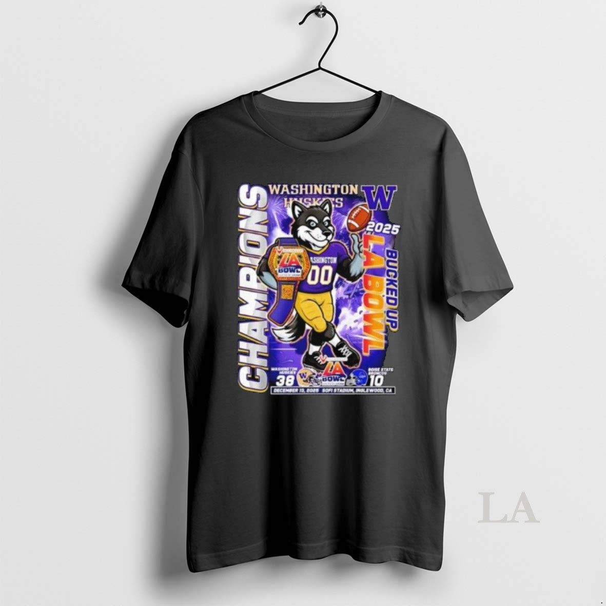 Original Washington Huskies Bucked Up La Bowl Champions 2025 Mascot Long Sleve T-Shirts, Hoodie, Sweatshirt | InkRitualCo.com