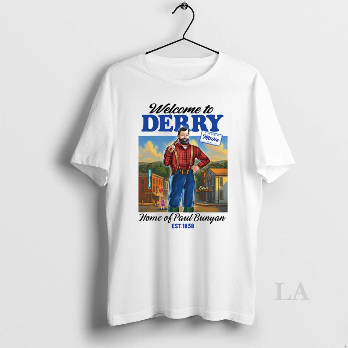 Original Welcome To Derry Home Of Paul Bunyan T-Shirts, Hoodie, Sweatshirt | InkRitualCo.com
