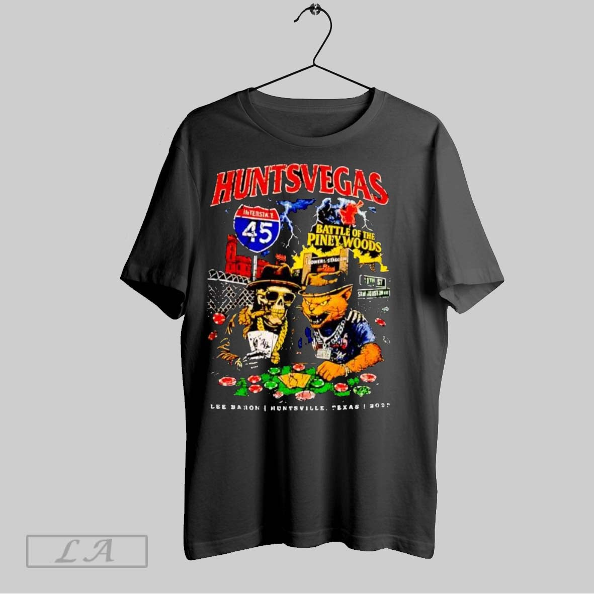 Original Welcome To Huntsvegas Interstate 45 Skulls Skeleton Mafia Card Game T-Shirts, Hoodie, Sweatshirt | InkRitualCo.com