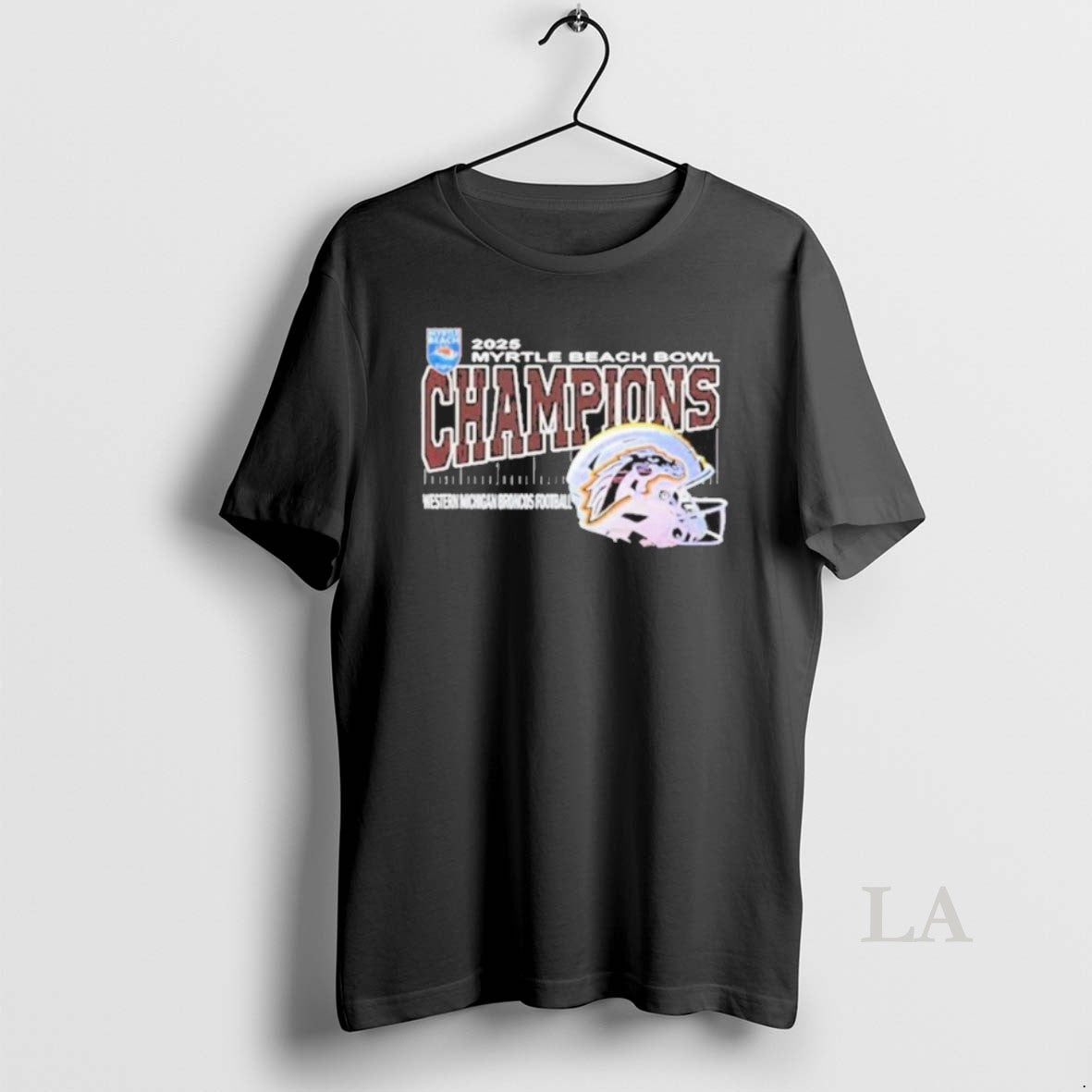 Original Western Michigan Broncos 2025 Myrtle Beach Bowl Champions Helmet T-Shirts, Hoodie, Sweatshirt | InkRitualCo.com