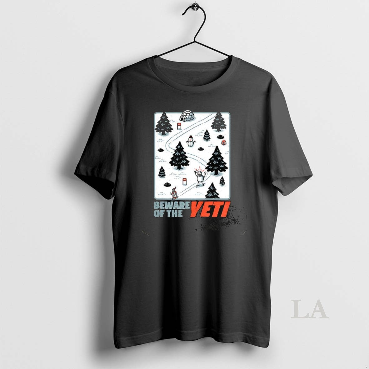 Original Winter Skiing Game Beware Of The Yeti T-Shirts, Hoodie, Sweatshirt | InkRitualCo.com