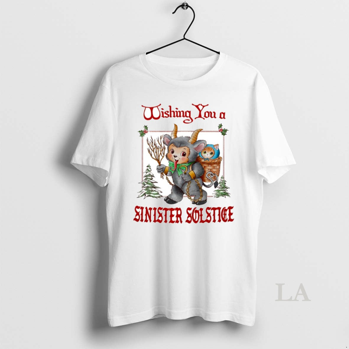 Original Wishing You A Sinister Solstice Circle T-Shirts, Hoodie, Sweatshirt | InkRitualCo.com