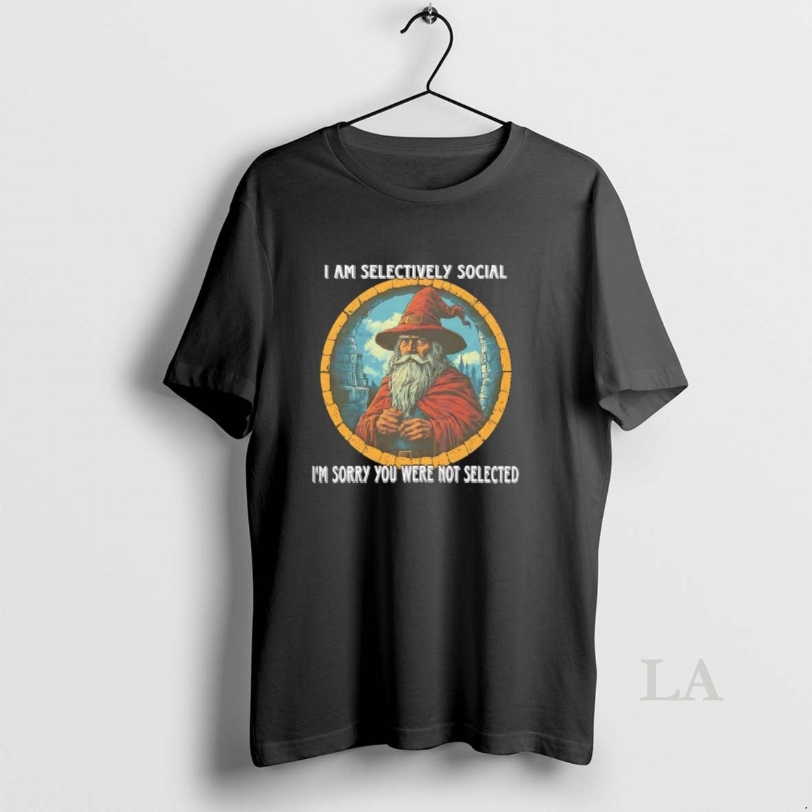 Original Wizard I Am Selectively Social Im Sorry You Were Not Selected T-Shirts, Hoodie, Sweatshirt | InkRitualCo.com