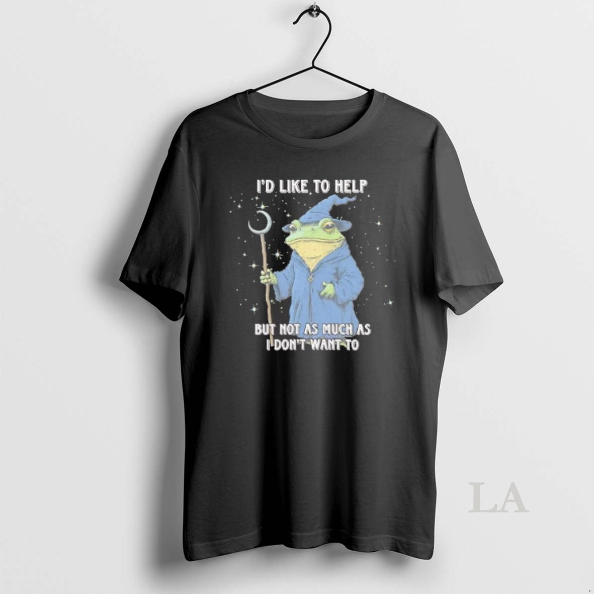 Original Wizard Frog Id Like To Help But Not As Much As I Dont Want T-Shirts, Hoodie, Sweatshirt | InkRitualCo.com