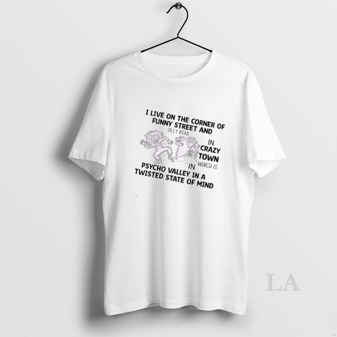 Original Women I Live On The Corner Of Funny Street And Silly Road In Crazy T-Shirts, Hoodie, Sweatshirt | InkRitualCo.com