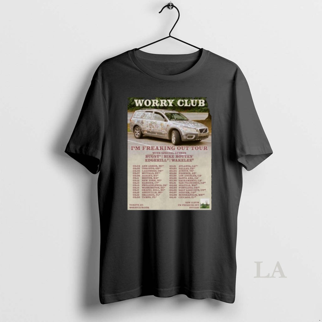 Original Worry Club Im Freaking Out Tour 2026 T-Shirts, Hoodie, Sweatshirt | InkRitualCo.com