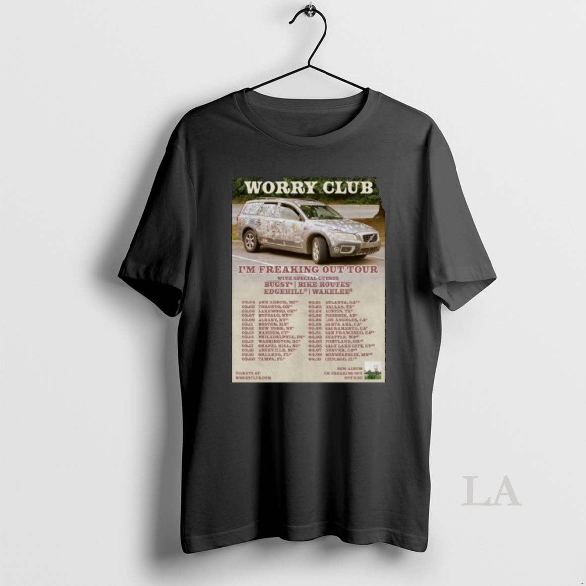 Original Worry Club Im Freaking Out Tour 2026 T-Shirts, Hoodie, Sweatshirt | InkRitualCo.com