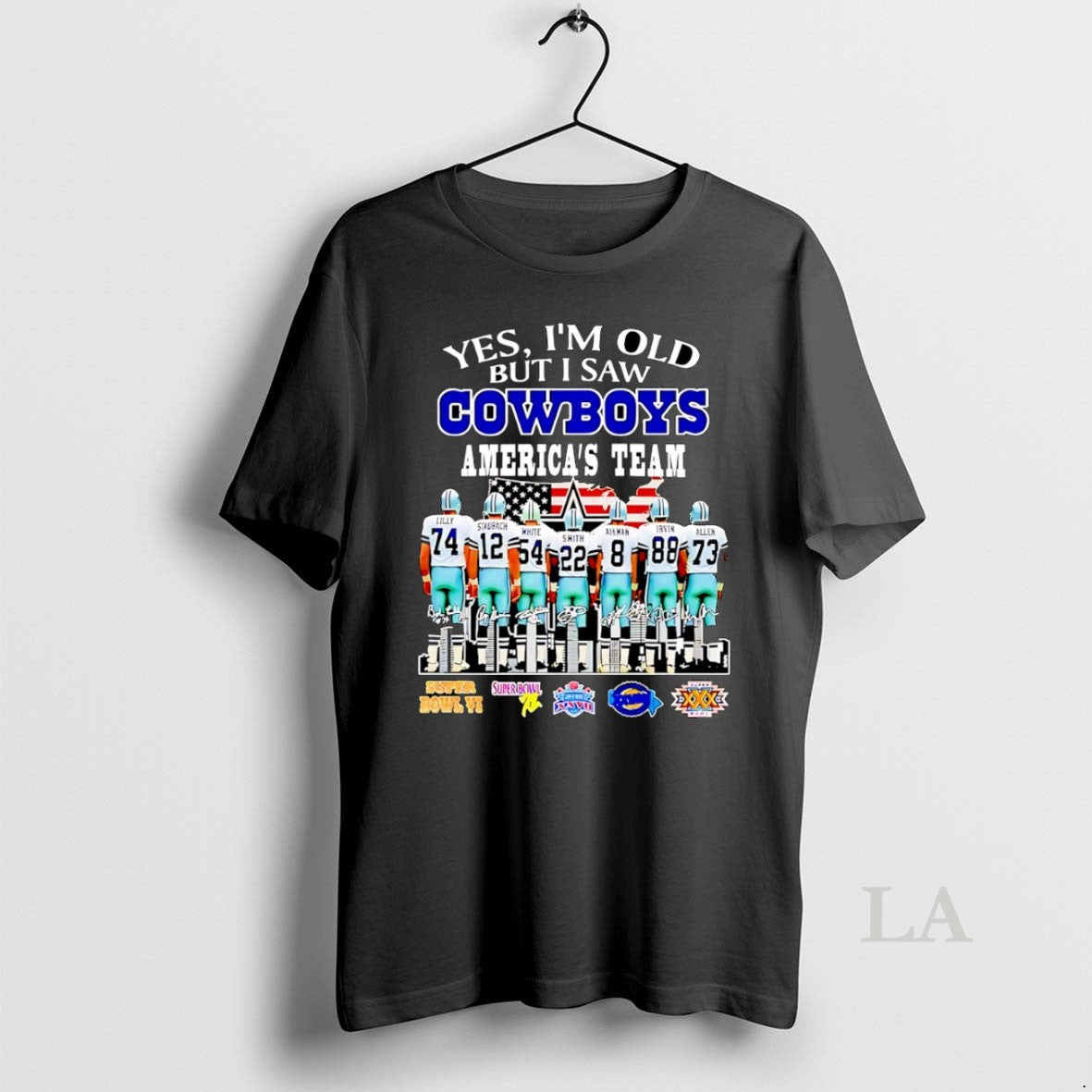 Original Yes Im Old But I Saw Dallas Cowboys Americas Team Signature T-Shirts, Hoodie, Sweatshirt | InkRitualCo.com