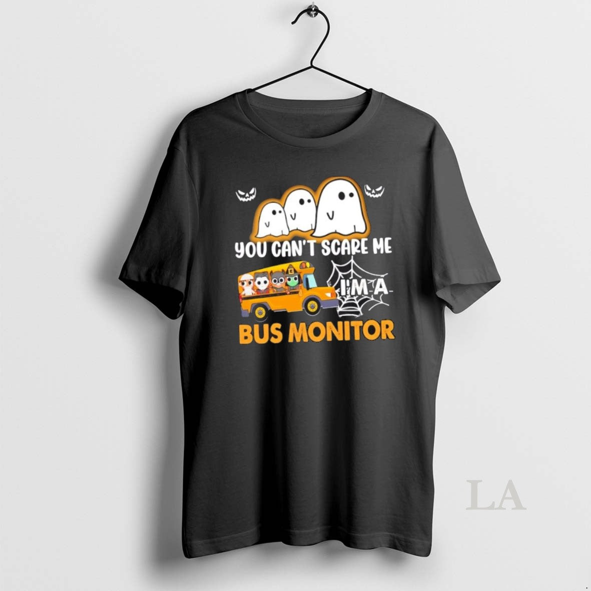 Original You Cant Scare Me Im A Bus Monitor Halloween T-Shirts, Hoodie, Sweatshirt | InkRitualCo.com