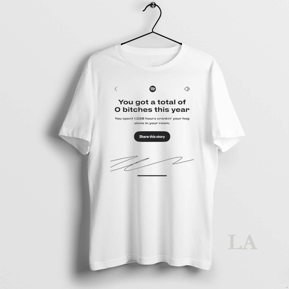 Original You Got A Total Of 0 Bitches This Year Signature Circle T-Shirts, Hoodie, Sweatshirt | InkRitualCo.com
