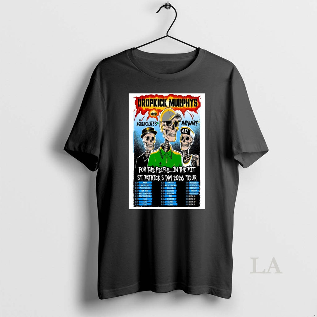 Original Dropkick Murphys St Patricks Day Tour 2026 T-Shirts, Hoodie, Sweatshirt | InkRitualCo.com