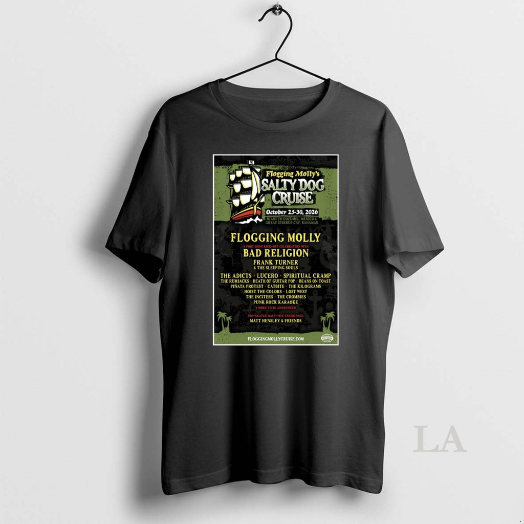 Original Flogging Mollys Salty Dog Cruise October 25 30 2026 Concert T-Shirts, Hoodie, Sweatshirt | InkRitualCo.com