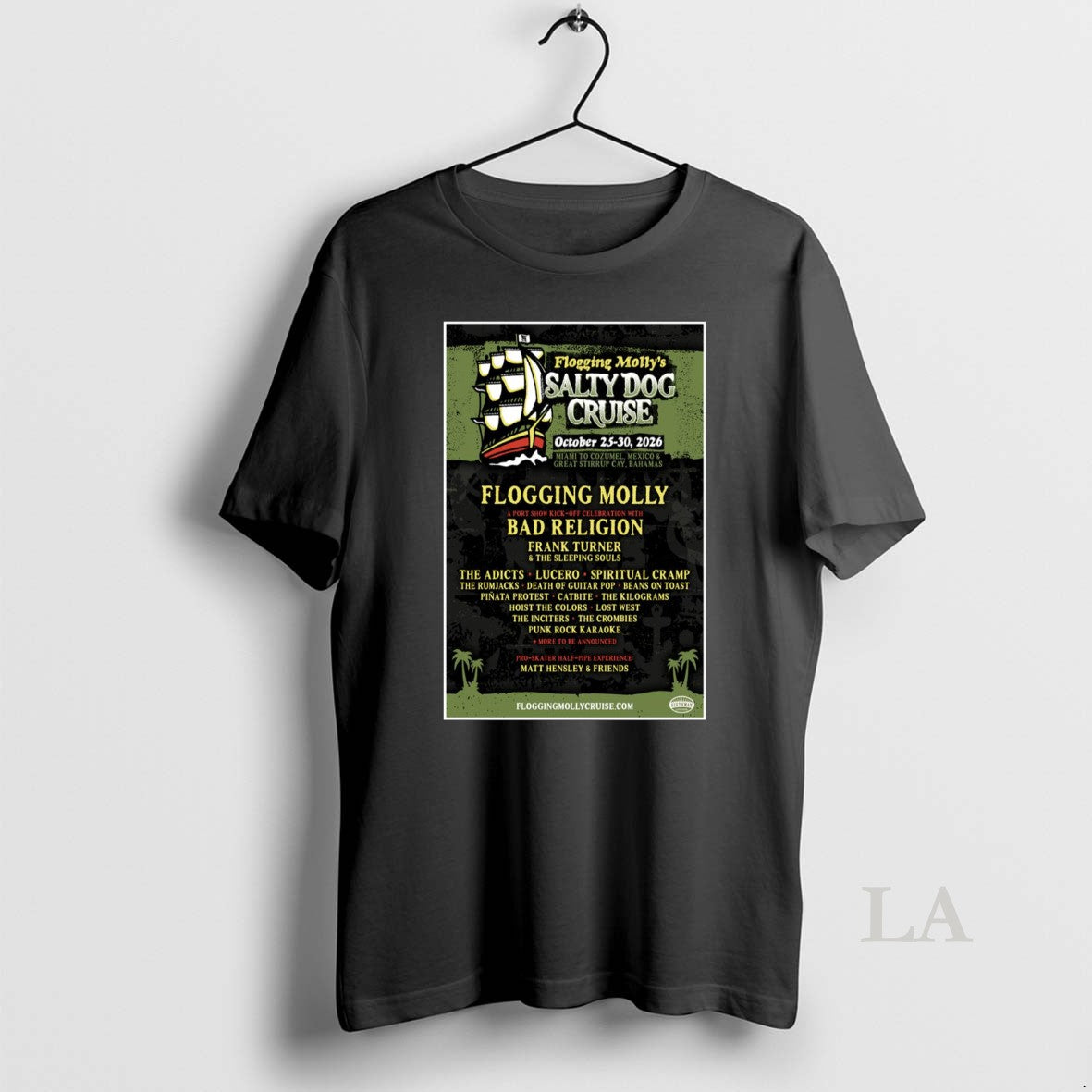 Original Flogging Mollys Salty Dog Cruise October 25 30 2026 Concert T-Shirts, Hoodie, Sweatshirt | InkRitualCo.com