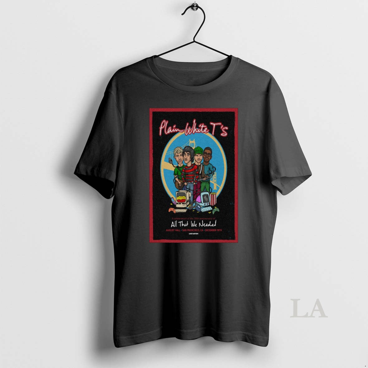 Original Plain White Ts San Francisco Ca December 19 2025 Concert T-Shirts, Hoodie, Sweatshirt | InkRitualCo.com