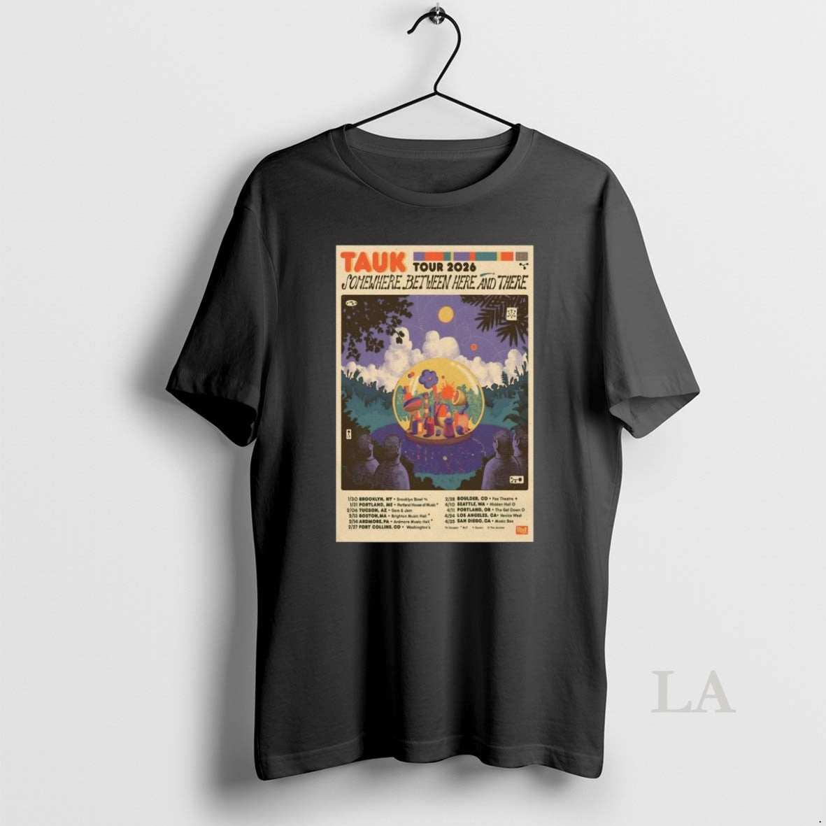 Original Tauk Somewhere Between Here And There Tour 2026 Live Concert T-Shirts, Hoodie, Sweatshirt | InkRitualCo.com