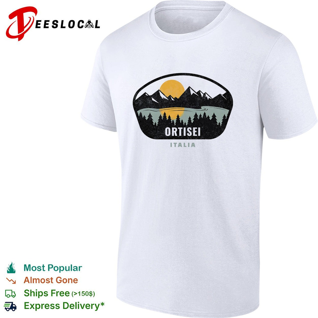 Ortisei Italia mountain shirt