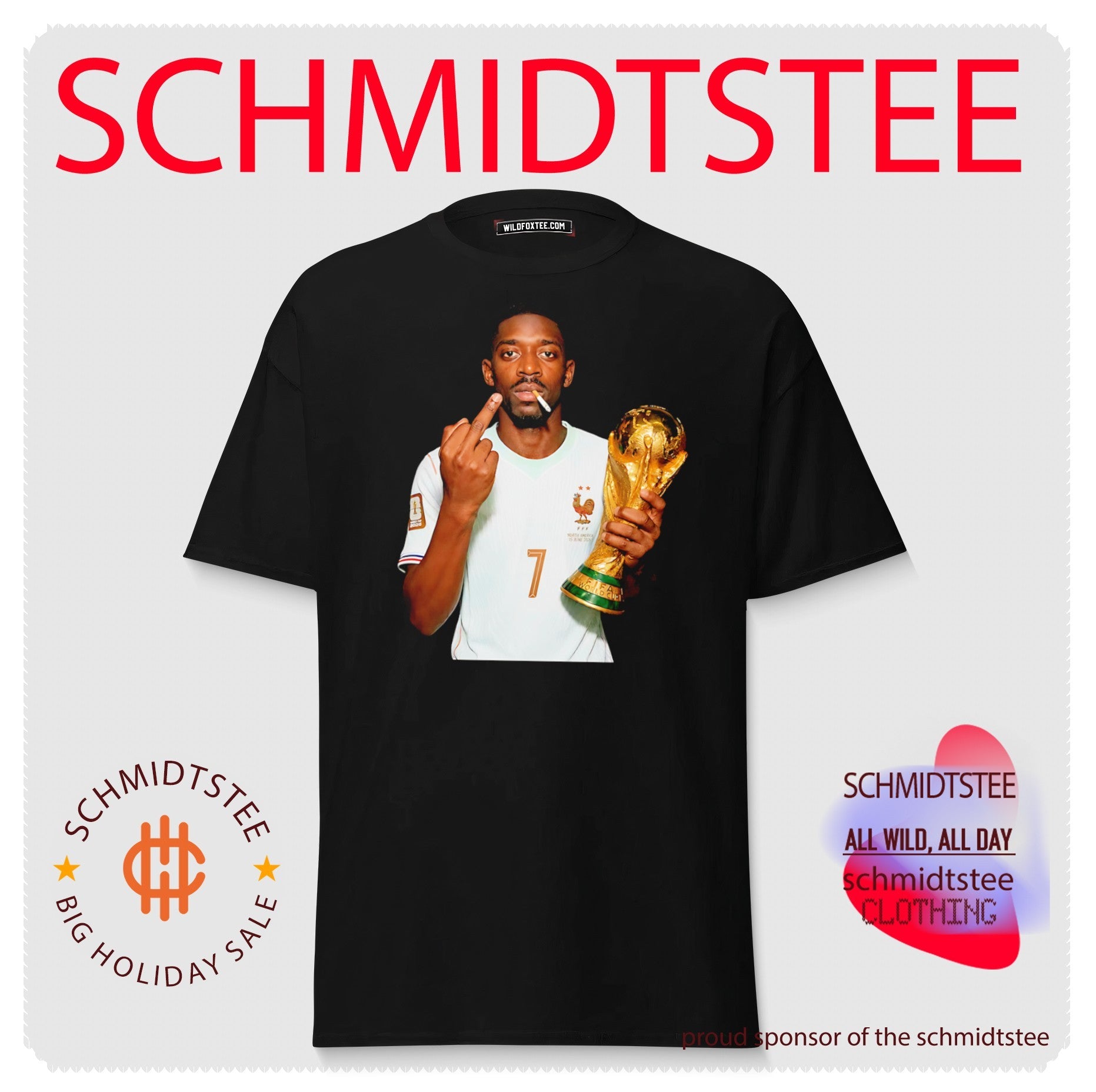 Ousmane Dembélé France National Team 2026 World Cup Champion shirt