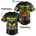 Over Kill Scorching The Earth Tour 2023 Personalized Baseball Jersey