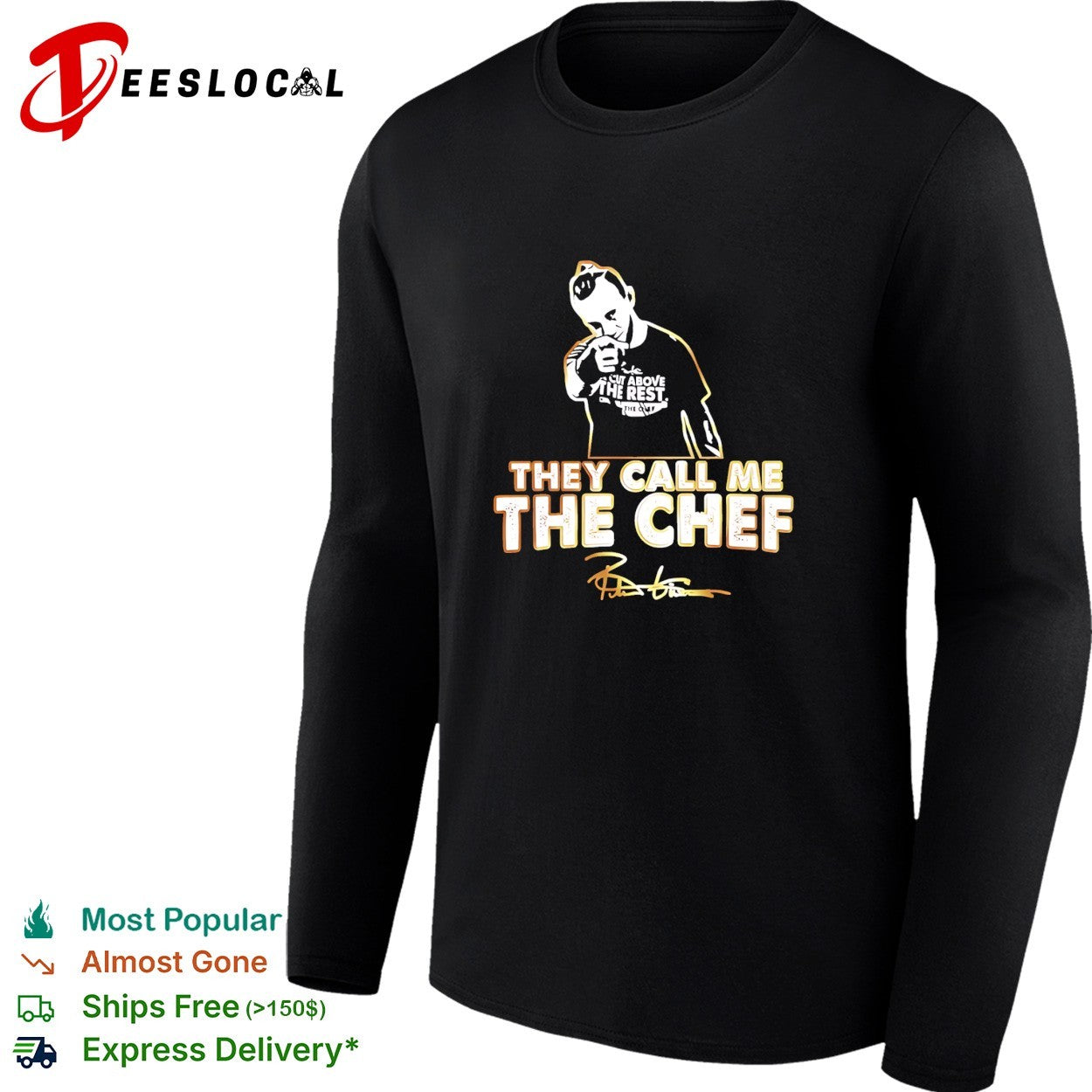 PG Pointing They Call Me The Chef Cooking Kitchen shirt