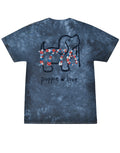 1776 FLOWERS PUP, ADULT SS CRYSTAL WASH